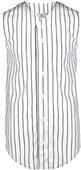Teamwork Baseline Pinstripe Poly Sleeveless Jersey Teamwork Baseline Pinstripe Poly Sleeveless Jersey