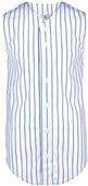Teamwork Baseline Pinstripe Poly Sleeveless Jersey Teamwork Baseline Pinstripe Poly Sleeveless Jersey