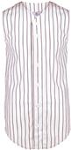 Teamwork Baseline Pinstripe Poly Sleeveless Jersey Teamwork Baseline Pinstripe Poly Sleeveless Jersey
