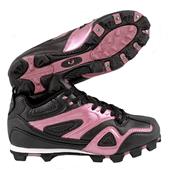 ACACIA Youth Pink Base Hit-Low Softball Cleats