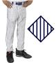 Teamwork Adult Pinstripe Open Bottom Baseball Pant