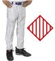 Teamwork Adult Pinstripe Open Bottom Baseball Pant