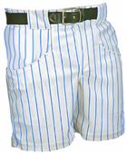 ADULT Pinstripe 14oz Polyester Baseball Shorts ADULT Pinstripe 14oz Polyester Baseball Shorts
