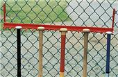 Baseball Softball Hanging Bat Fence Holder Rack Baseball Softball Hanging Bat Fence Holder Rack