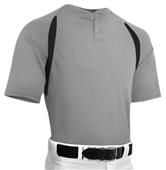 Captain 2 Youth Two Button Placket Baseball Jersey Captain 2 Youth Two Button Placket Baseball Jersey