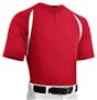 Captain 2 Youth Two Button Placket Baseball Jersey