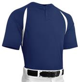 Captain 2 Youth Two Button Placket Baseball Jersey Captain 2 Youth Two Button Placket Baseball Jersey