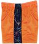 Fit2Win Mesh Orange Paint Splatter Athletic Shorts