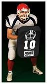 Fisher HD100 Curved Body Football Hand Shields Fisher HD100 Curved Body Football Hand Shields
