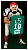 Fisher HD100 Curved Body Football Hand Shields Fisher HD100 Curved Body Football Hand Shields