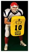 Fisher HD100 Curved Body Football Hand Shields Fisher HD100 Curved Body Football Hand Shields
