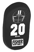 Fisher HD200 Curved Body Football Hand Shields Fisher HD200 Curved Body Football Hand Shields