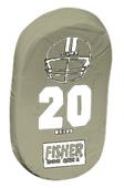 Fisher HD200 Curved Body Football Hand Shields Fisher HD200 Curved Body Football Hand Shields