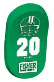 Fisher HD200 Curved Body Football Hand Shields Fisher HD200 Curved Body Football Hand Shields