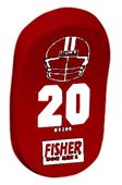 Fisher HD200 Curved Body Football Hand Shields Fisher HD200 Curved Body Football Hand Shields