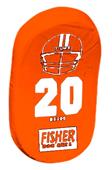 Fisher HD200 Curved Body Football Hand Shields Fisher HD200 Curved Body Football Hand Shields