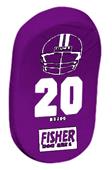 Fisher HD200 Curved Body Football Hand Shields Fisher HD200 Curved Body Football Hand Shields