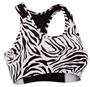 Soffe Junior Zebra Print Sports Bras