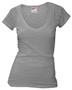 Soffe Juniors Burn Out V-Neck Tee Shirts
