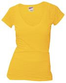 Soffe Juniors Burn Out V-Neck Tee Shirts