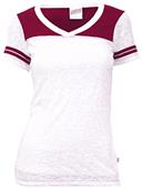 Soffe V-Neck Burn Out Football T-Shirt 10 Colors Soffe V-Neck Burn Out Football T-Shirt 10 Colors