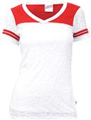 Soffe V-Neck Burn Out Football T-Shirt 10 Colors Soffe V-Neck Burn Out Football T-Shirt 10 Colors
