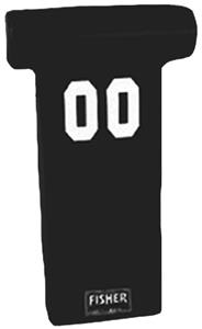 BLACK  ("T" PAD)