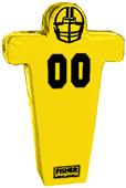 Fisher 3 Man Football Boomer Sleds w/ Man Pads Fisher 3 Man Football Boomer Sleds w/ Man Pads