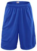 Soffe Adult Extra Long Poly Closed Hole Mesh Short Soffe Adult Extra Long Poly Closed Hole Mesh Short