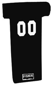 BLACK  ("T" PAD)