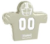 Fisher 4 Man Football Boomer Sleds w/ Low Boy Pads Fisher 4 Man Football Boomer Sleds w/ Low Boy Pads