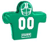 Fisher 4 Man Football Boomer Sleds w/ Low Boy Pads Fisher 4 Man Football Boomer Sleds w/ Low Boy Pads