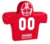 Fisher 4 Man Football Boomer Sleds w/ Low Boy Pads Fisher 4 Man Football Boomer Sleds w/ Low Boy Pads