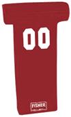 Fisher 4 Man Football Boomer Sleds w/ "T" Pads