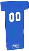 Fisher 6 Man Football Boomer Sleds w/ "T" Pads Fisher 6 Man Football Boomer Sleds w/ "T" Pads