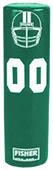 Fisher 7 Man Football Boomer Sleds w/ Round Pads