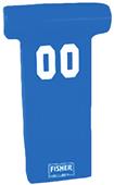 Fisher 7 Man Football Boomer Sleds w/ "T" Pads Fisher 7 Man Football Boomer Sleds w/ "T" Pads