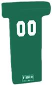 Fisher 7 Man Football Boomer Sleds w/ "T" Pads Fisher 7 Man Football Boomer Sleds w/ "T" Pads