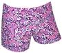 Spandex 3" Sports Shorts - Floral Print
