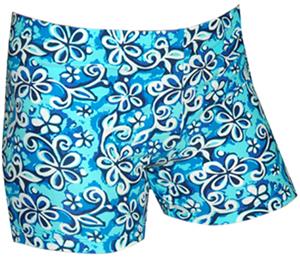FLORAL SWIRL BLUE