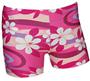 Spandex 3" Sports Shorts - Plumeria Print