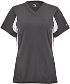 Badger Womens Rally V-Neck Jerseys Badger Womens Rally V-Neck Jerseys