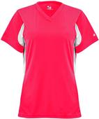 Badger Womens Rally V-Neck Jerseys Badger Womens Rally V-Neck Jerseys