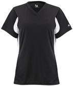 Badger Womens Rally V-Neck Jerseys Badger Womens Rally V-Neck Jerseys