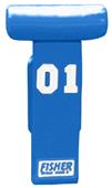 Fisher 2 Man Football CL Sleds w/ "T" Pads