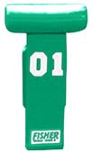 Fisher 5 Man Football CL Sleds w/ "T" Pads