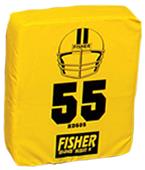 Fisher HD505 Rectangular Football Hand Shields Fisher HD505 Rectangular Football Hand Shields