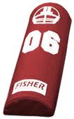 Fisher HR426 Half Round Football Agility Dummies Fisher HR426 Half Round Football Agility Dummies
