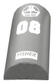 Fisher HR428 Half Round Football Agility Dummies Fisher HR428 Half Round Football Agility Dummies