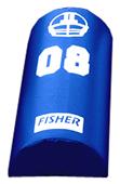 Fisher HR428 Half Round Football Agility Dummies Fisher HR428 Half Round Football Agility Dummies